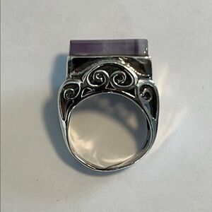 Amethyst Sterling Silver Ring